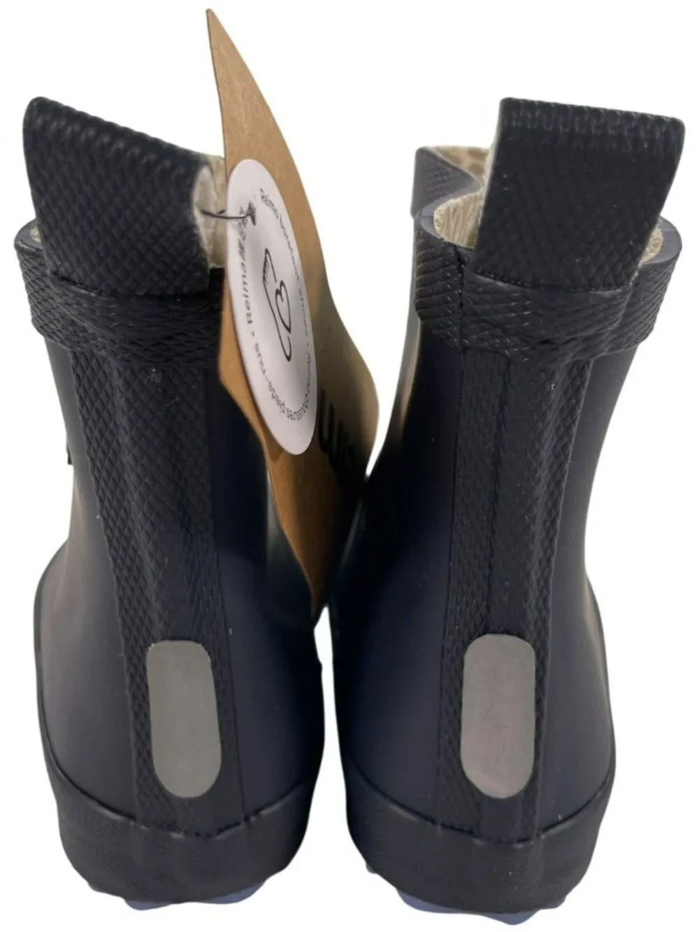 Reima Ankka Kids Waterproof Rubber Rain Boots US 7 EUR 23 Navy Blue With Tag NEW